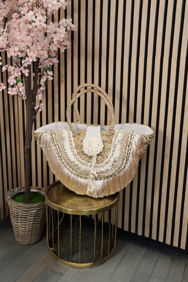 Grote shopper tas in Ibiza stijl.